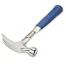 ESTWING Hammer - 12 oz USA Made Straight Rip Claw Hammer with Smooth Face & Shock Reduction Grip - E3-12S