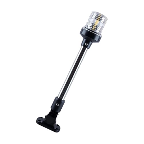 Lampe de navigation LED marine réglable à 180 degrés IP67 étanche en acier inoxydable pour navires, yachts, bateaux, voile de nuit, longue durée de vie