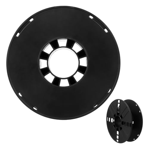 Garneck Cord Cable Storage Reel Plastic Cord Reel 1kg Black Cable Organizer 7.8 inch Organizer Empty e Storage for Camping Caravan Motorhome