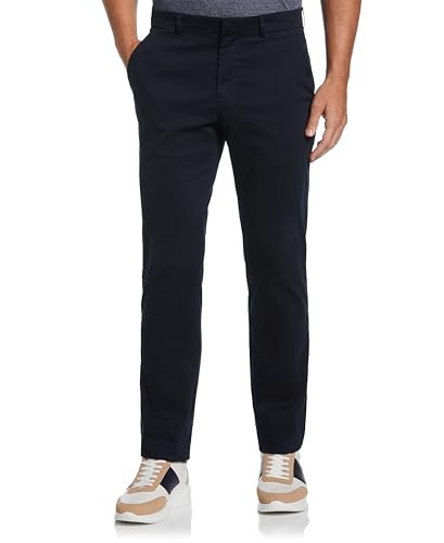 Perry Ellis Men's Portfolio Essentials Slim Fit Cotton Active Waistband Dress Pant