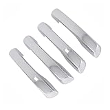 WYLWSHA Vehicle Outside Door Handle for Hyundai for Venue 2019 2020 Car Accessories Carbon Fiber Chrome Exterior Side Door Handle Cover Trim(Chrome) - Image 1