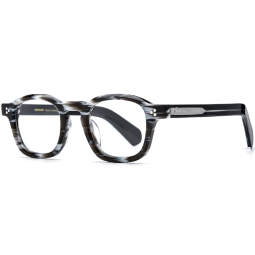 Image of HEPIDEM Acetate Glasses Frame Men Women Square Eyeglasses Optical Spectacles MZEPH