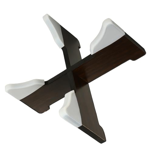 Support de Tambour Handpan en Bois TOYANDONA avec Base en Silicone pour Rangement Intérieur