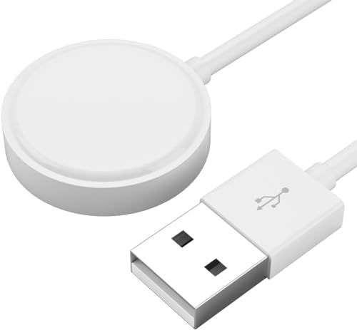 Newding Cable Cargador Compatible con Apple Watch, Carga Magnético Rápida para Series 9 8 7 6 5 4 3 SE Ultra, Base Portátil 1M USB para Reloj iWatch 49mm 45mm 44mm 41mm 40mm 38mm