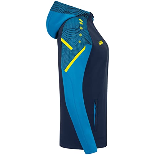 JAKO - Veste à Capuche Performante, Femme, Marine/Bleu Jako, 42
