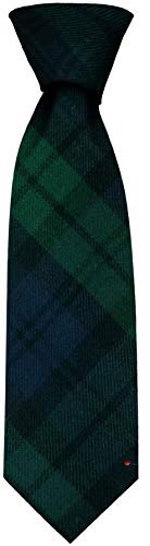 I LUV LTD Gents Neck Tie Black Watch Modern Tartan Military Lightweight Scottish Clan Tie