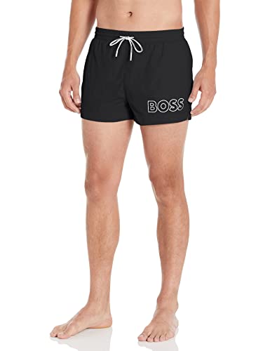 Boss 50469280001XL Big Logo Swim Trunk Dark Black cover