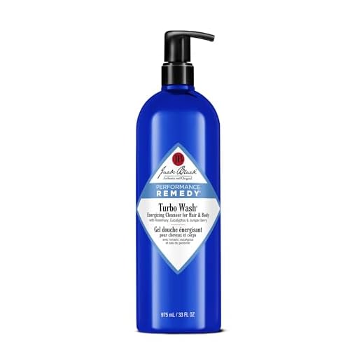 Jack Black Turbo Wash Energizing Cleanser for Hair & Body - 33 Fl Oz