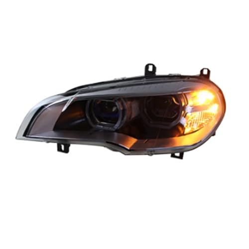 Phares BMW X5 2007-2013 E70 avec feux de signalisation HID et accessoires auto - 4