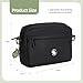 COOWONE Dog Training Treat Pouch for Treats, Kibbles, Toys, Fanny Pack with Small Pouch, Cross-Body Bag Built in Poop Bag Dispenser, Pet Food Carrier Bag Outdoor Travel Shoulder Bag (Black 2.0)