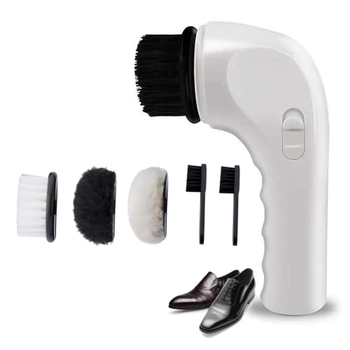 Escova elétrica para limpeza de sapatos, polidor de sapatos elétrico, limpador de poeira, kit de cui