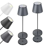 Die Kabellos Tischleuchte aus Metall verfügt über ein klares, minimalistisches Design, das modern und klassisch ist.LED Akku Outdoor Tischlampe.Sie ist mit einer Kontaktladestation.Die RGB-Beleuchtung schafft überall eine stimmungsvolle Atmosphäre.