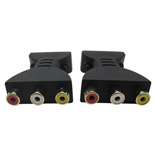 Adaptador HDMI Macho a 3 RCA Hembra 2-Pack miniatura 3