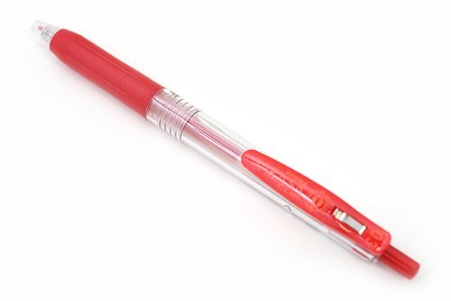 Stylo roller ZEBRA SARASA Clip 0.3mm rouge importé du Japon pour écriture fine