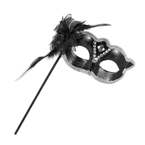 Masque de fête féminin avec plumes Gatuida pour soirée de carnaval