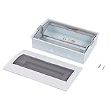 Keenso 18 -Wege -Leistungsschalterbox mit DIN Schiene Transparente Abdeckung für Home Hotel Shop Communication Equipment PC Eisen