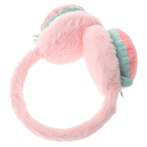 PLAFOPE Orejeras para Niña Accesorio de Invierno Suaves y Cómodas Algodón Pp Portátiles para Actividades al Aire Libre en Tiempo Frío Rosa