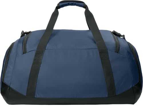 Personalized Large Sports Duffel Gym Bag for Women with Shoe Compartment, Durable Duffle Bag for Travel and Fitness, Spacious Storage, Adjustable Strap (Custom Upload, Navy)4