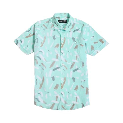 Image of CAVIO Boys Printed Shirt and T-Shirt Regular Fit Casual Half Sleeve