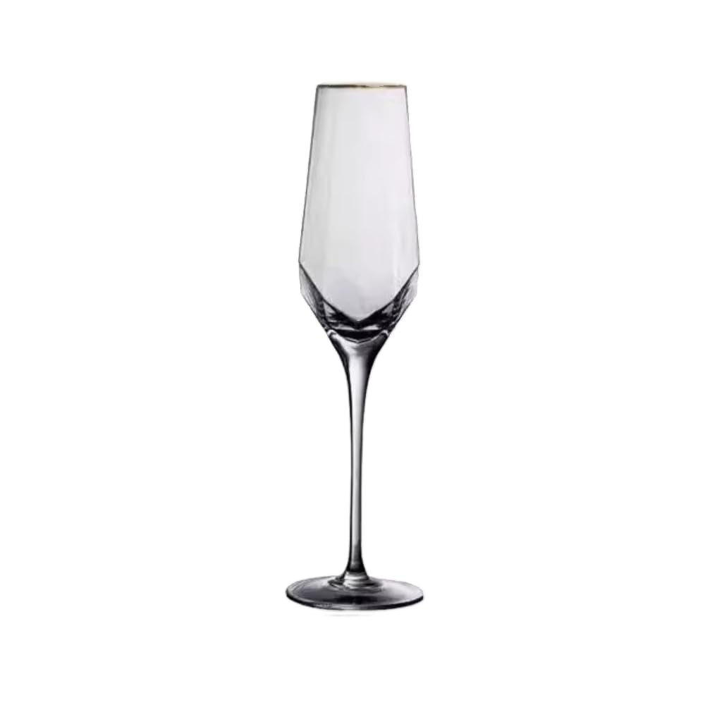 Verre à champagne en cristal rétro pour illuminer vos dîners et fêtes de famille