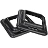 16 Inch Adjustable Aerobic Stepper Exercise Workout Step Platform Bench with 4 Risers 4-6''-8''-10''-12' Height for Home Gym Fitness Training High Step Aerobics Platform