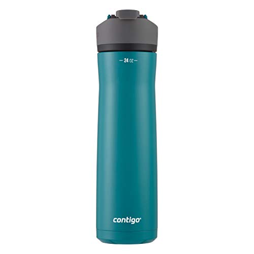 Contigo Cortland Chill 2.0 24oz Stainless Steel Water Bottles, Set of 2 with Spill-Proof Lid