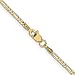 FJC Finejewelers 14 kt Yellow Gold Flat Figaro Chain 14 Inches x 1.8 mm