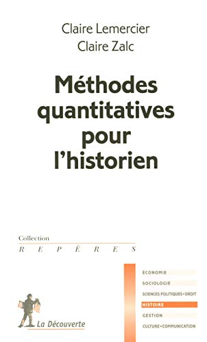 Méthodes quantitatives pour l'historien PDF Ebook En Ligne