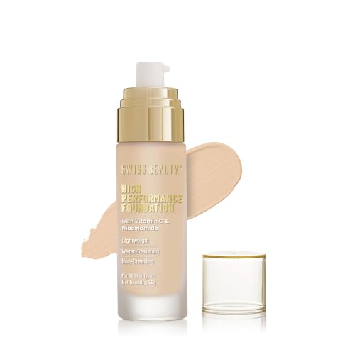 Swiss Beauty High Performance Foundation | Water-Resistant | Medi...