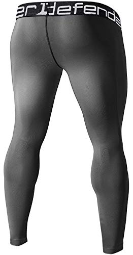 Defender Men\'s Sports Compression Pants Under Jerseys Tights Shorts Fits Hockey GY_XL - Thumbnail 5