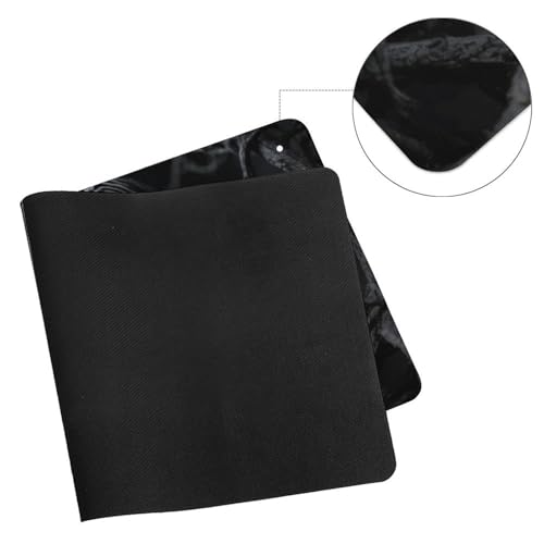 Desk Pad Protector 24x12 Inch Extended Black Floral Skull miniatura 7