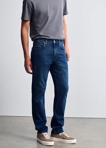 Bridge Men's Regular Rise Straight Leg Jeans3