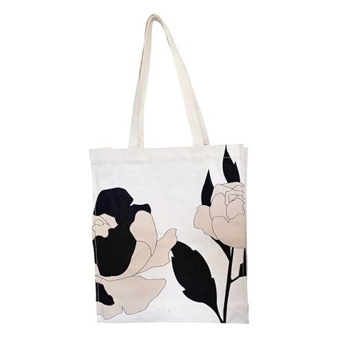 Bolso tote abierto de lona mediano con diseño floral en rosa de RADLEY London miniatura 1
