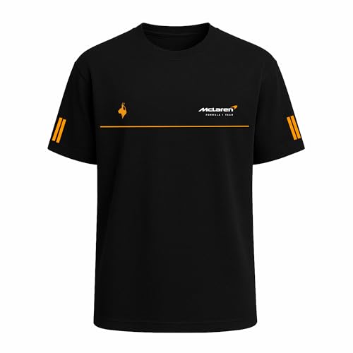Image of RAG Mclar T-Shirt 100% Cotton Graphic Printed Tshirt for Men & Women Black T-Shirt