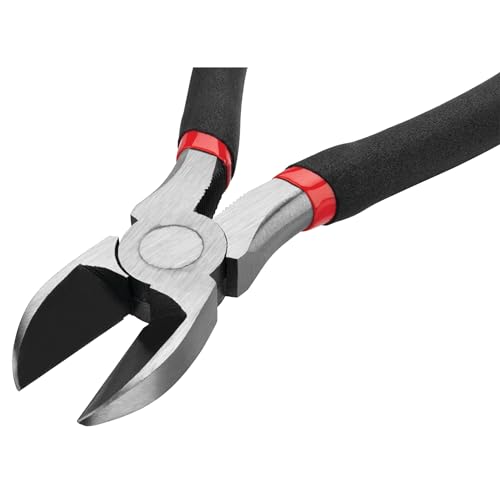Image of Performance Tool W1722 10 in. Fence and 8 in. Diagonal Pliers Set | Drop forged alloy steel. Cushion grip handles. Features hammer head, pick end, wire cutters and crimper