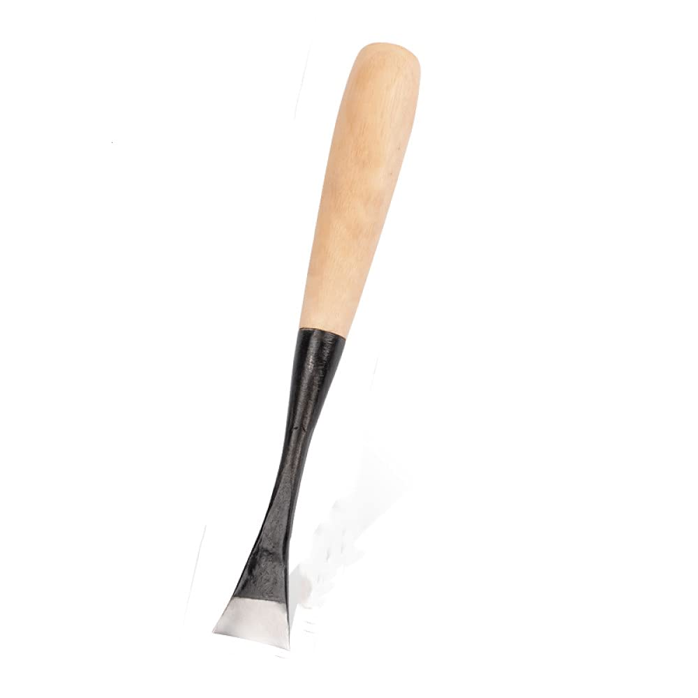 Scalpelli per intaglio Legno Cricle Coltello per manico in legno medio profondo leggero per la lavorazione del legno Utensili fatti a mano in acciaio, scalpelli tipo A, 30mm