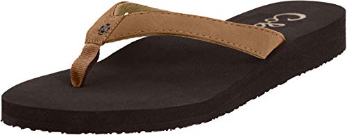 Cobian Women's Skinny Bounce Caramel Flip Flops, 8 #TOP20