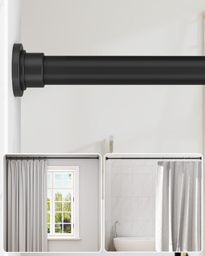 ALLZONE Heavy Duty Tension Shower Curtain Rod 42-83 Inches for