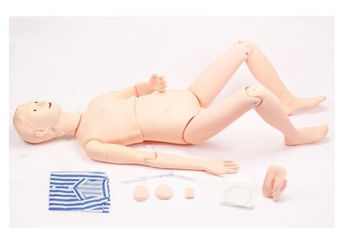 お年寄り介護モデル 女性看護研修モデル多機能ティーチングインストゥルメント 看護実習人形 マネキン 静脈注射練習 多機能 医療 手足関節 医大学生 医師 師 学習用 ラボ用品?