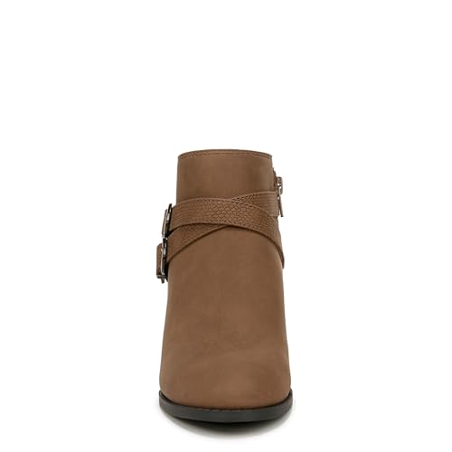 Life Stride Womens Blaire Block Heel Ankle Bootie Dark Taupe 9 M2