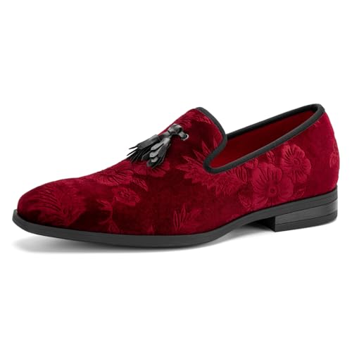 Image of JITAI Men's Fashion Loafers Wedding Shoes Loafers for Men Party Shoes