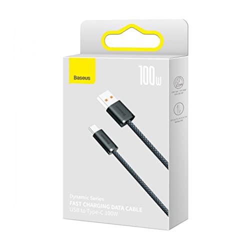 Baseus Typ-C Dynamic Series Kabel, 100 W, 1 m, Grau (CALD000616)