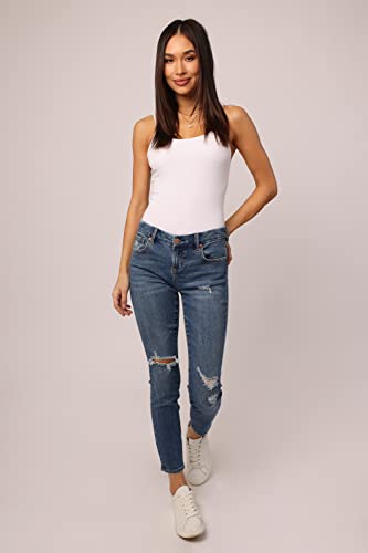 DEAR JOHN Joyrich Women's Jeans Skinny Leg Mid Rise4