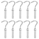 Biaungdo 10 Pack M8 Open Cup Expansion Hook, Stainless Steel Concrete Wall Hook Heavy Duty Expansion...