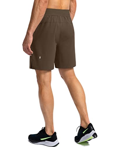 Image of Soothfeel Men's Running Shorts with Zipper Pockets 9 inch / 7 inch / 5 inch Quick Dry Eight Basketball Gym Workout Athletic Shorts