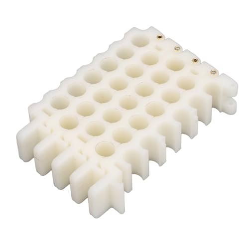 Herramienta para organizar cables de red, con peine de diámetro del orificio de 9 mm, material de cobre ABS para cables CAT 5, CAT 6, CAT 7, mejora la eficiencia del trabajo (6 x 4 agujeros)