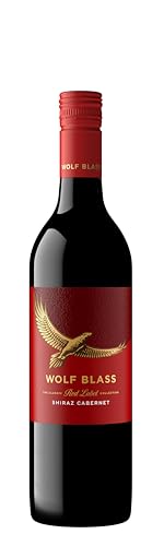 Wolf Blass Red Label Shiraz Cabernet Red Wine 750 ml (Case of 6)