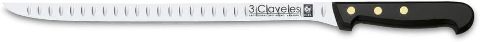 3 Claveles Pom meat knife, stainless steel, black, 30 cm - 12 inch