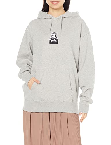 フード付きトレーナー FACE EMBROIDERY SWEAT HOODIE 105214012020 レディース ASH L