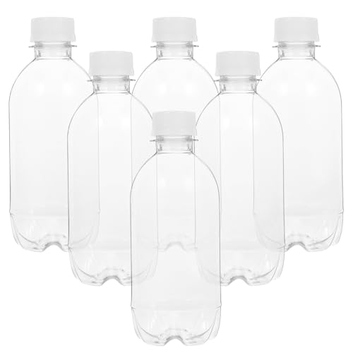 Vaguelly ���F��PET�f�ލ��ꂽ300ml�e�ʂ̋����e��6�Z�b�g �����^�тɕ֗��������ȒP�ȃL���b�v�t���y�b�g�{�g�� �s�N�j�b�N�₠�����ʊ��􂷂��e�ʈ����{�g��